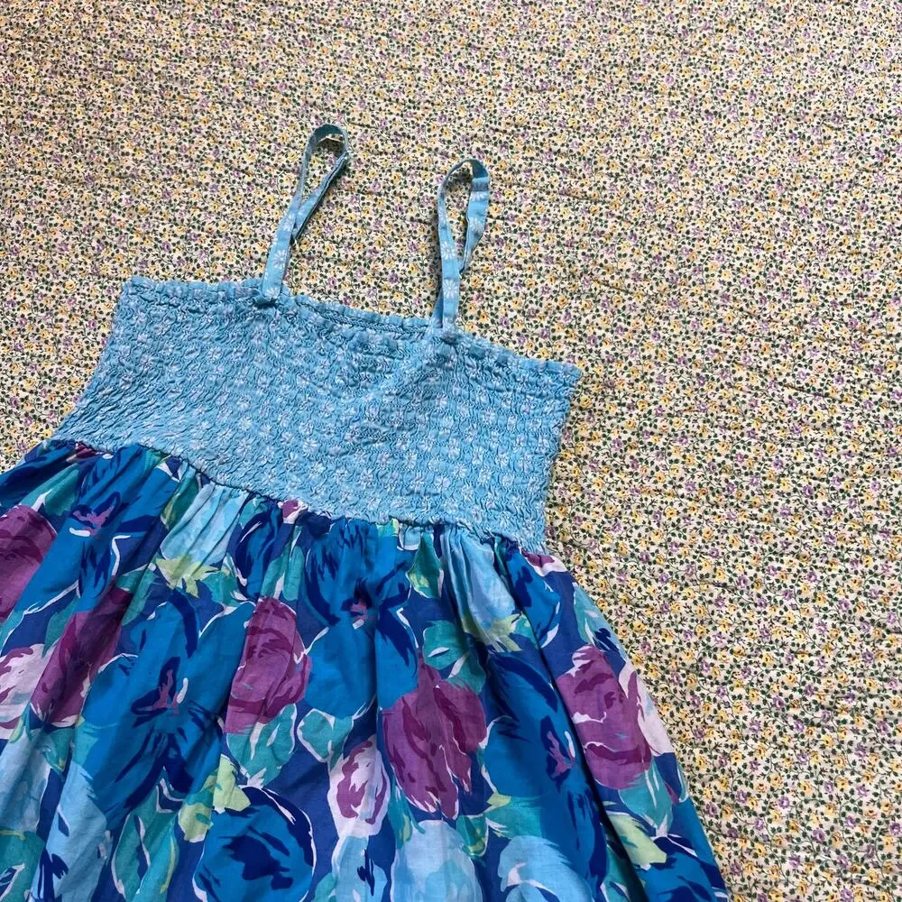 CHILDREN'S  PLACE FLORAL HALTER DRESS GIRLS SIZE 7/8